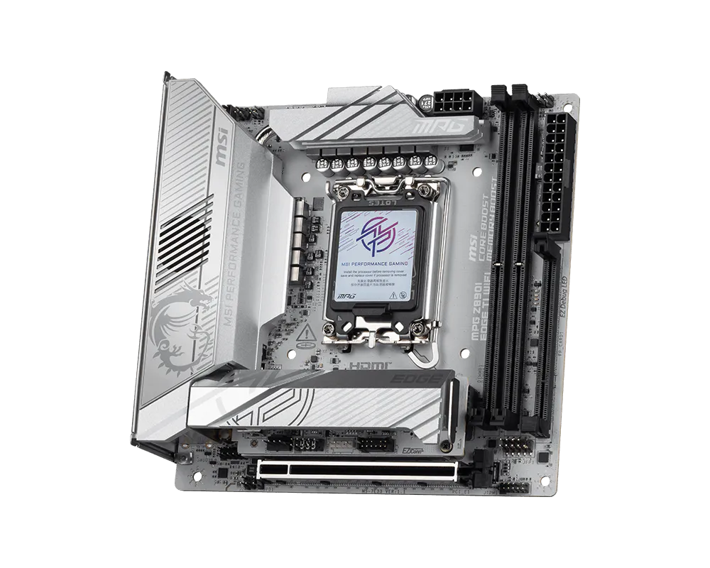 MPG Z890I EDGE TI WIFI Intel® Core™ Ultra Processors (Series 2) LGA 1851 MOTHERBOARD