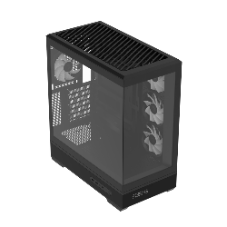 AEROCOOL P500B DIGTAL ATX Mid Tower GAMING CASE - BLACK