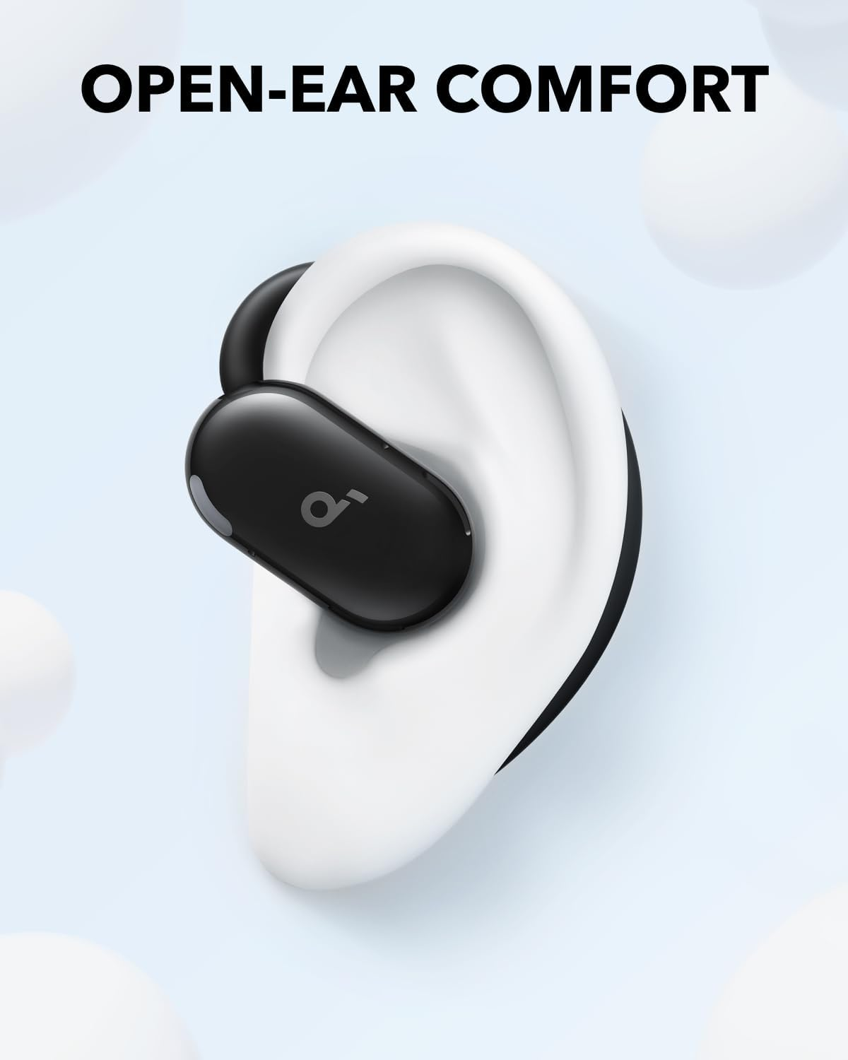 Anker Soundcore V20i Open-Ear Headphones, Adjustable Ear Hooks