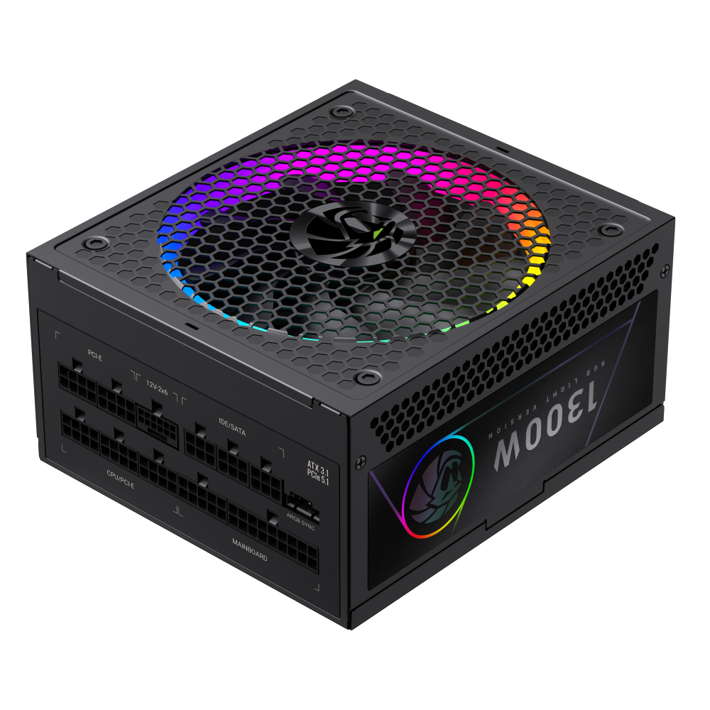 GAMEMAX RGB PRO 1300P BLACK  POWER SUPPLY