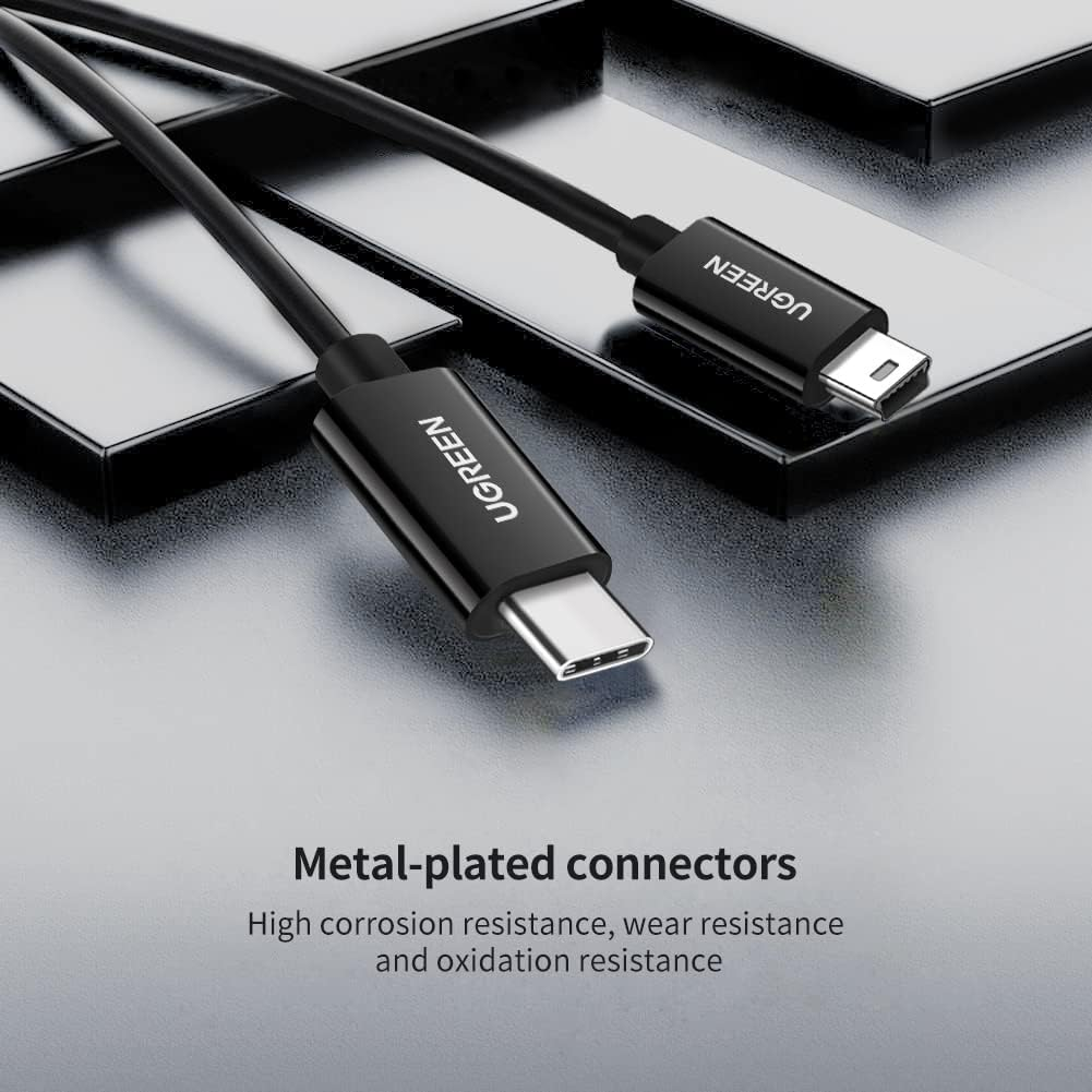 UGREEN USB -C 2.0 Male To Mini USB 5Pin Male Cable 1M