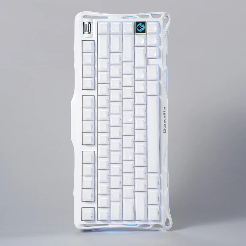 GRAVASTAR Mercury K1 75% WIRELESS MECHANIVAL GAMING KEYBOARD - Opaline White