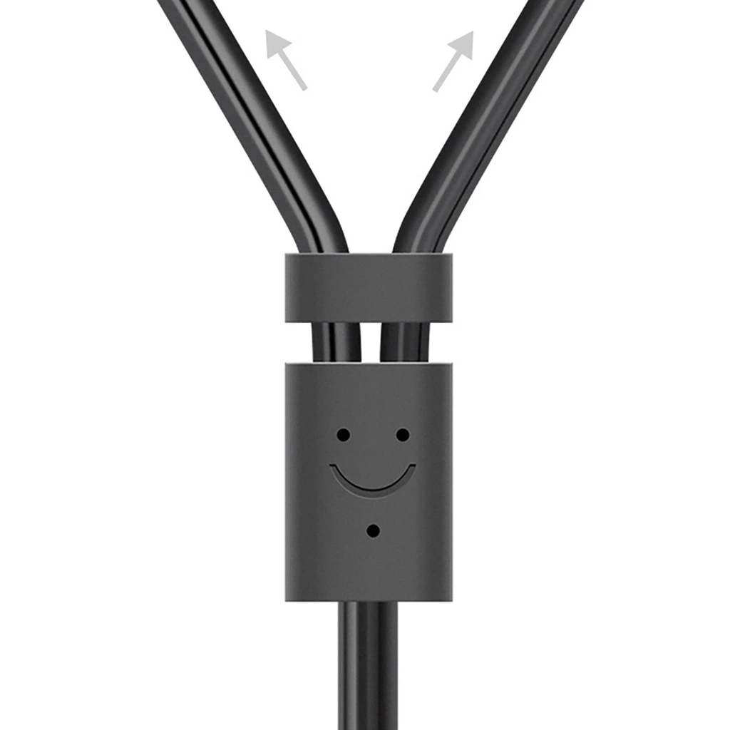 UGREEN AV102 3.5mm Male to 2RCA Male Audio Cable 1m (Gray)