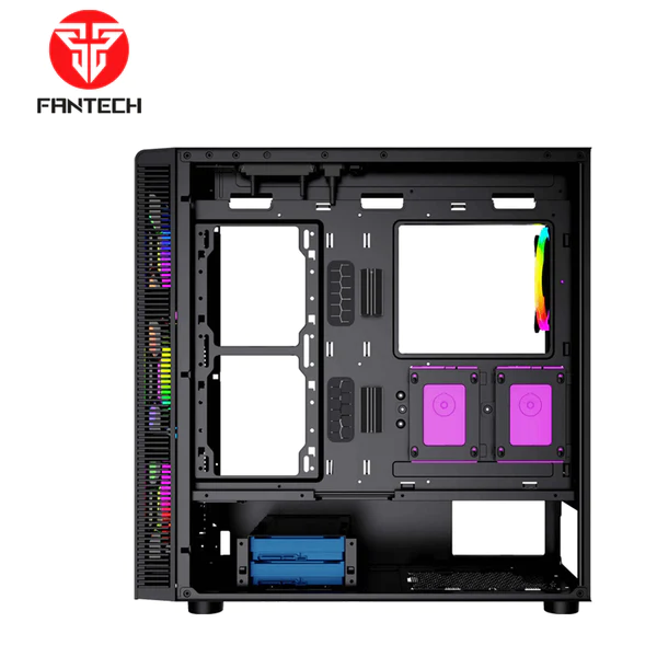 FANTECH HEXA XL CG82 RGB FAN FULL TOWER CASE BLACK