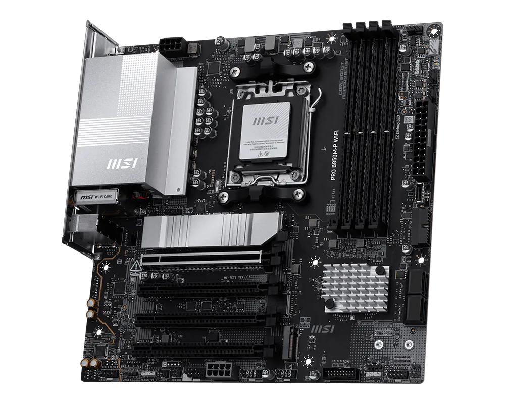 MSI PRO B850M-P WIFI AM5 DDR5 M-ATX Motherboard