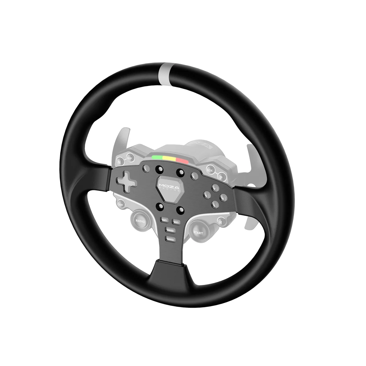MOZA RS046 12-inch Round Wheel Mod for ESX