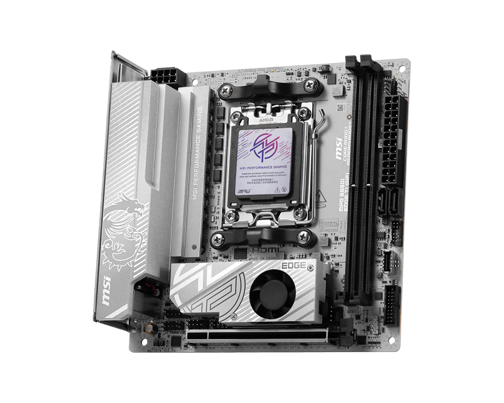 MPG B850I EDGE TI WIFI Supports AMD Ryzen™ 9000/ 8000/ 7000 Series Desktop Processors Socket AM5MOTHERBOARD