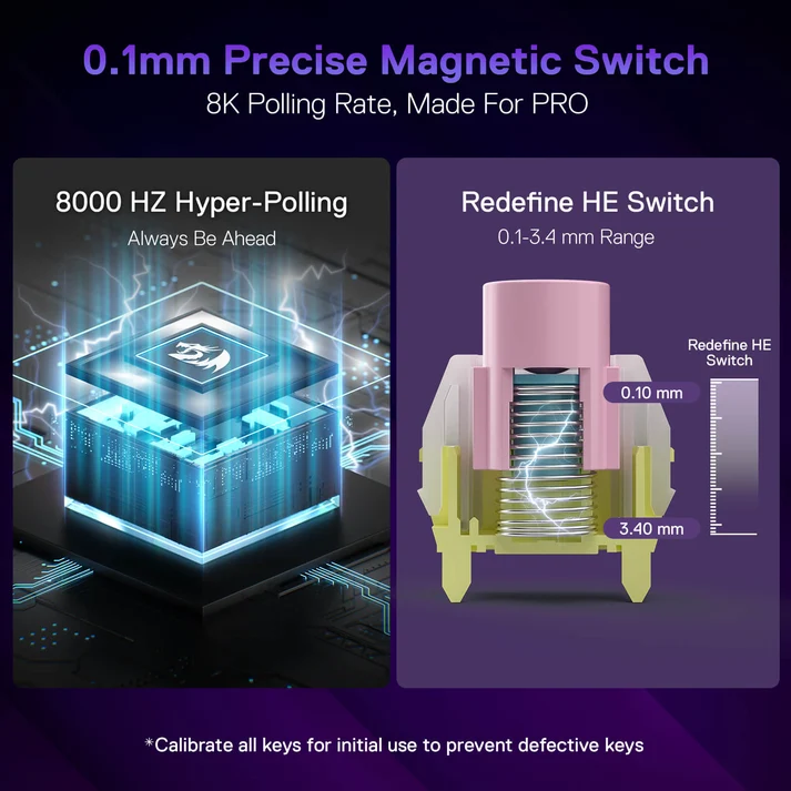 REDRAGON UCAL K673 MAGNITIC WIRD KEYBORAD