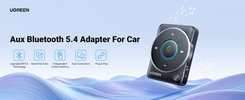 UGREEN CM723 Bluetooth Receiver Audio Adapter
