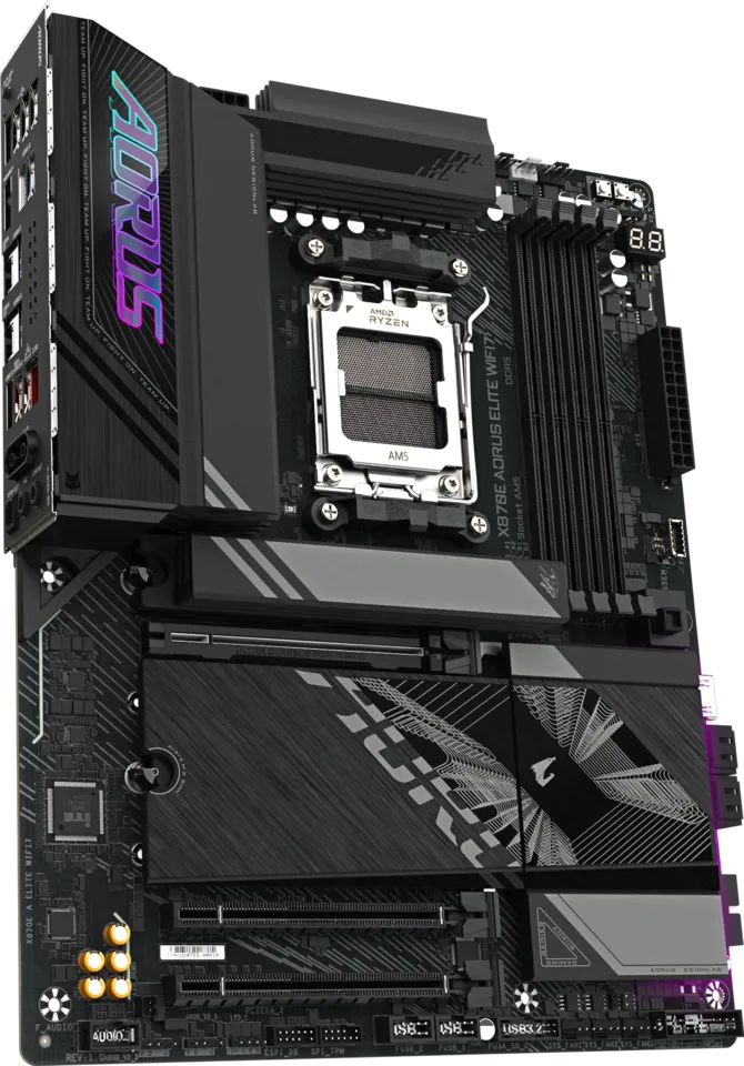 GIGABYTE X870E AORUS ELITE WIFI7 AMD ATX MOTHERBOARD