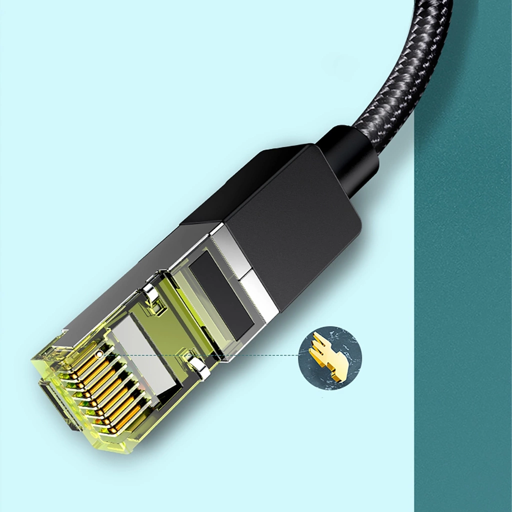 UGREEN NW150 CAT7 Shielded Round Cable with Braided Modular Plugs