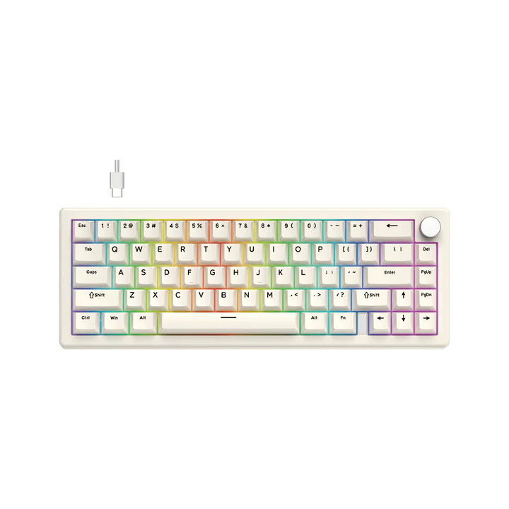 FANTECH ATOM X66 MK614 RETRO BK (OR) KEYBOARD -WHITE FANTECH ATOM X66 MK614 RETRO BK (OR) KEYBOARD -WHITE