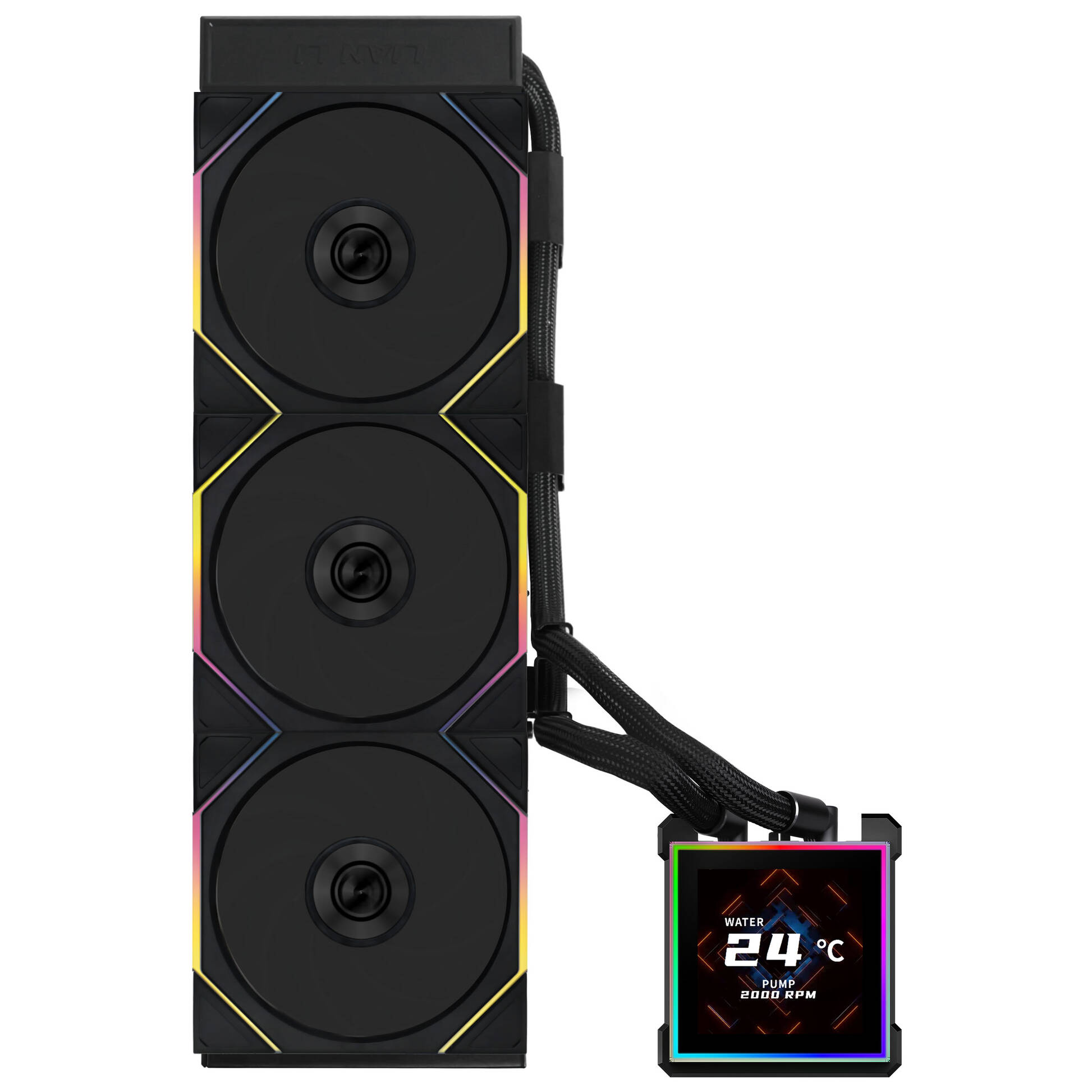 LIAN LI HYDROSHIFT II LCD-S 360TL CPU WATER COOLING BLACK