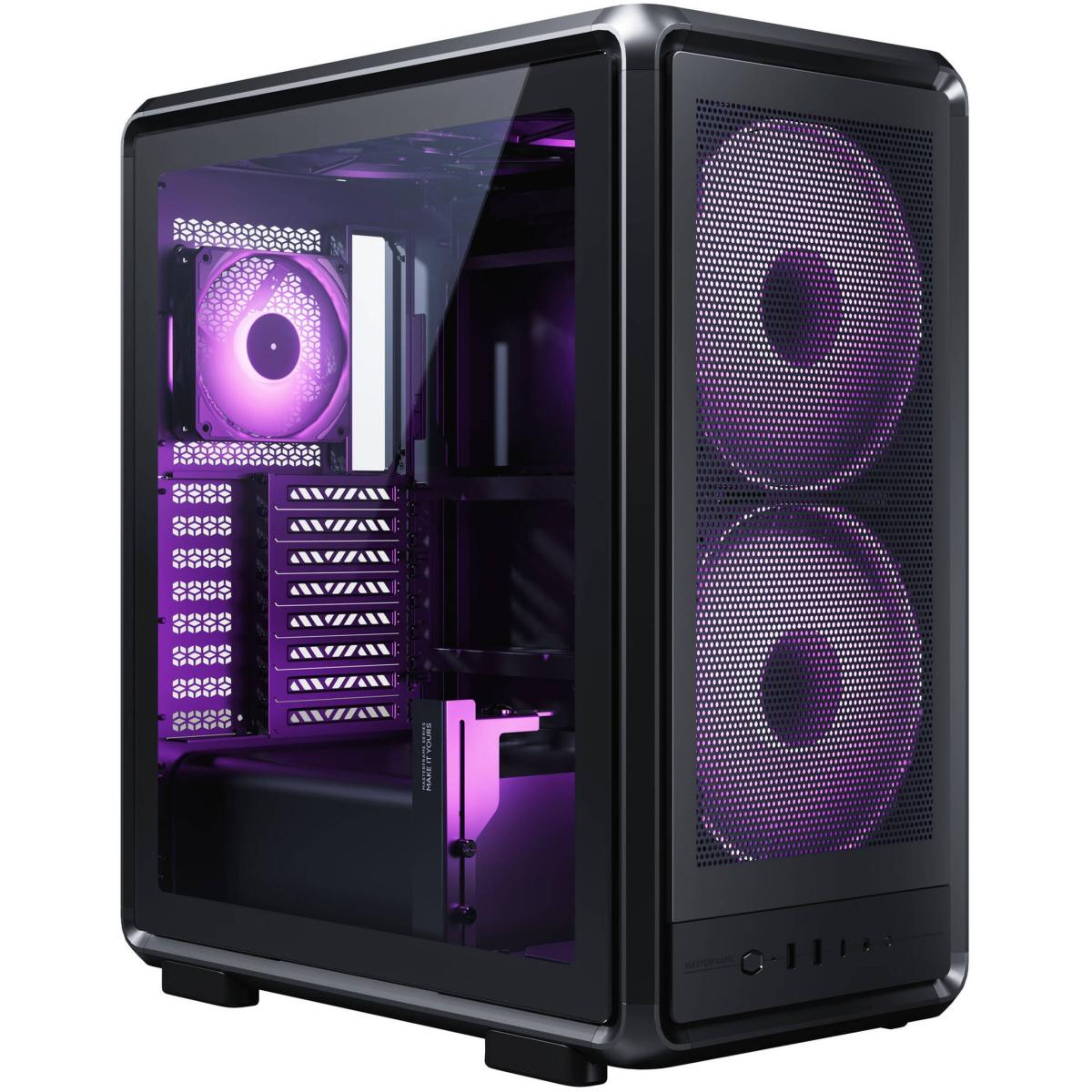 COOLER MASTER MASTER FRAM 500 GAMING CASE - BLACK