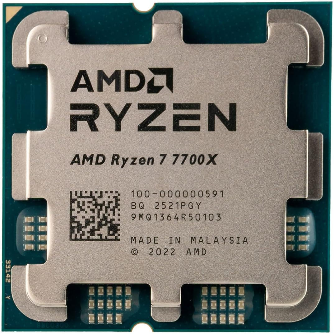 AMD Ryzen 7 7700X AM5 CPU Processor (TRAY) AMD Ryzen 7 7700X AM5 CPU Processor (TRAY)