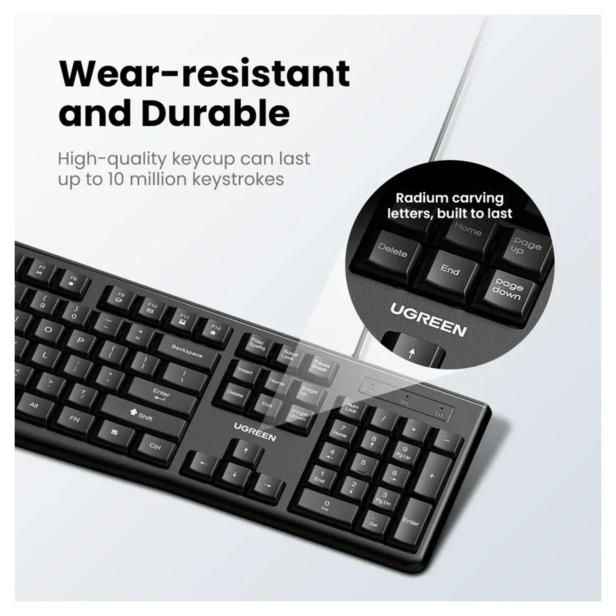 UGREEN MK330 KAYBOARD+MOUSE WIRED