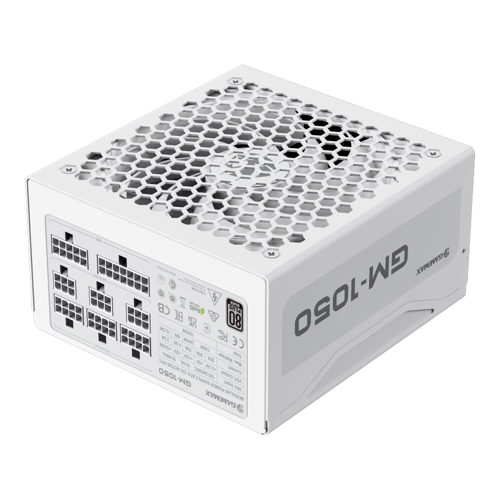 GAMEMAX GM-1050 WHITE POWER SUPPLY
