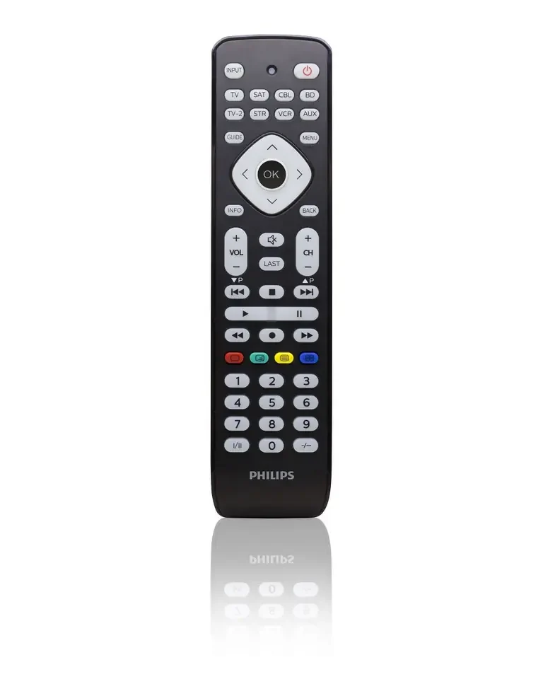 Philips SRP2018/10 8in1 Universal Remote Control - Black Philips SRP2018/10 8in1 Universal Remote Control - Black
