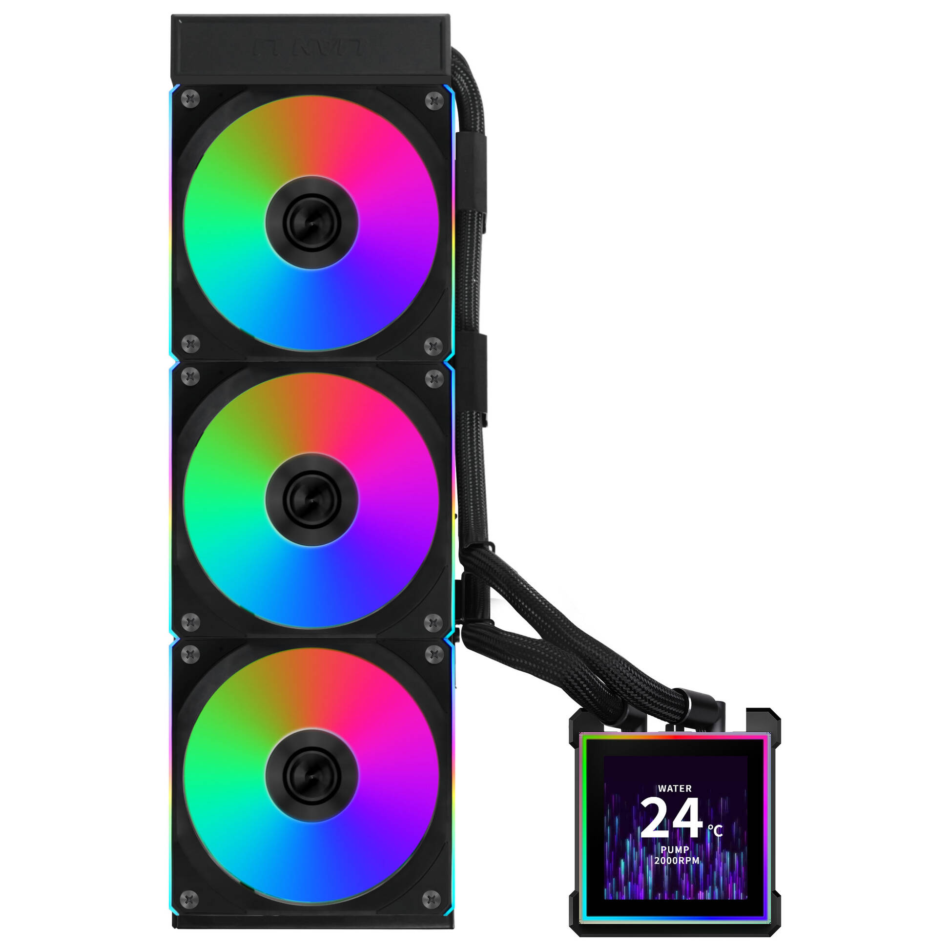 LIAN LI HYDROSHIFT II LCD-S 360CL CPU WATER COOLING BLACK LIAN LI HYDROSHIFT II LCD-S 360CL CPU WATER COOLING BLACK
