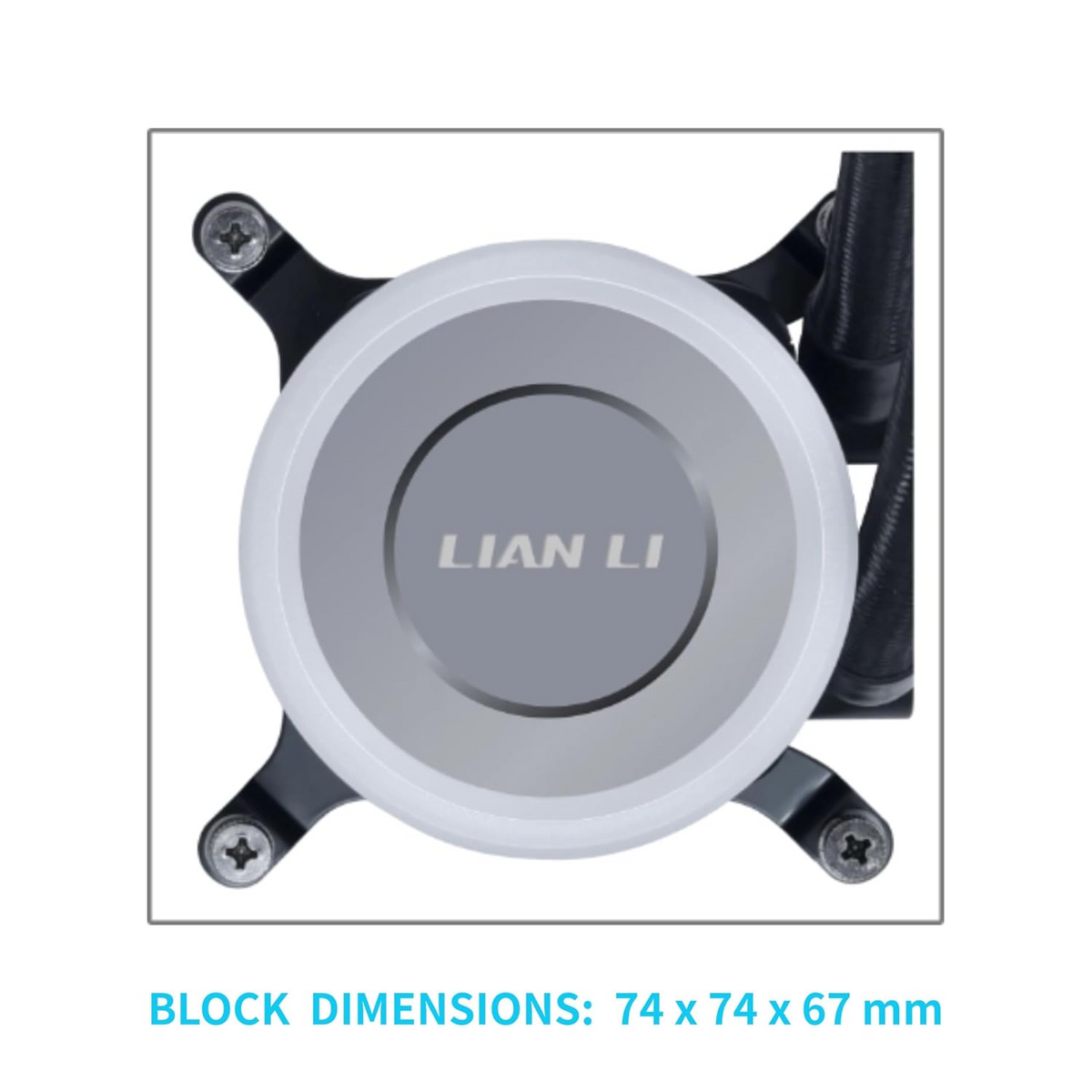 LIAN LI GA II LITE 360 CPU WATER COOLING - BLACK