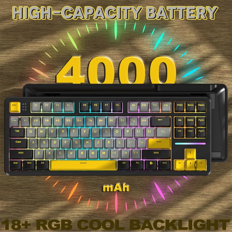 ATTACK SHARK X87 RGB LINEAR CHANGRUN SATELLITE SWITCH -STAR BLACK