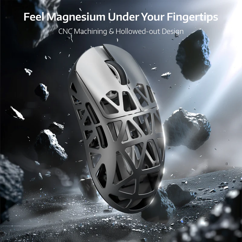 Attack Shark R2 Magnesium Pro Mouse -Silver Gray