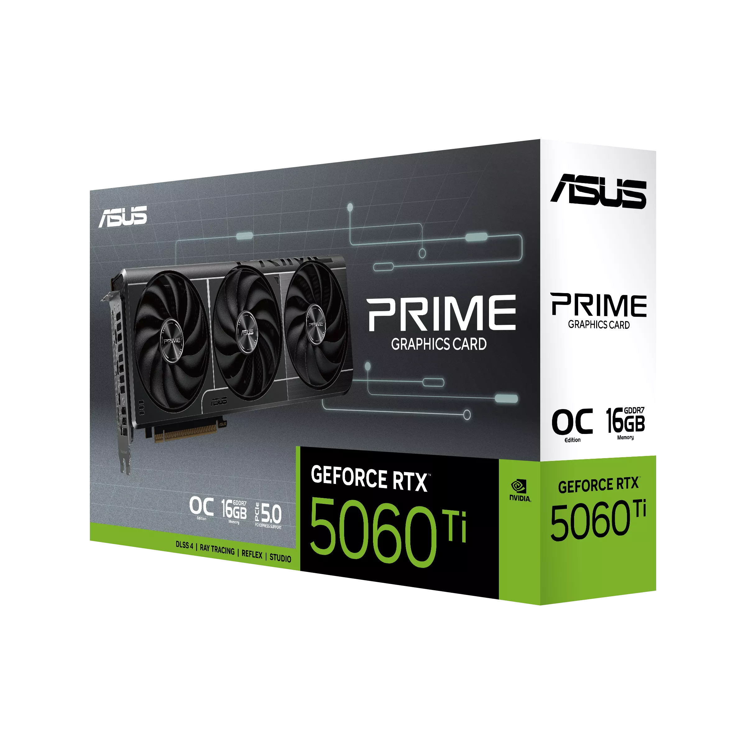 ASUS PRIME GeForce RTX™ 5060 Ti 16GB GDDR7 OC Edition - Graphics Card