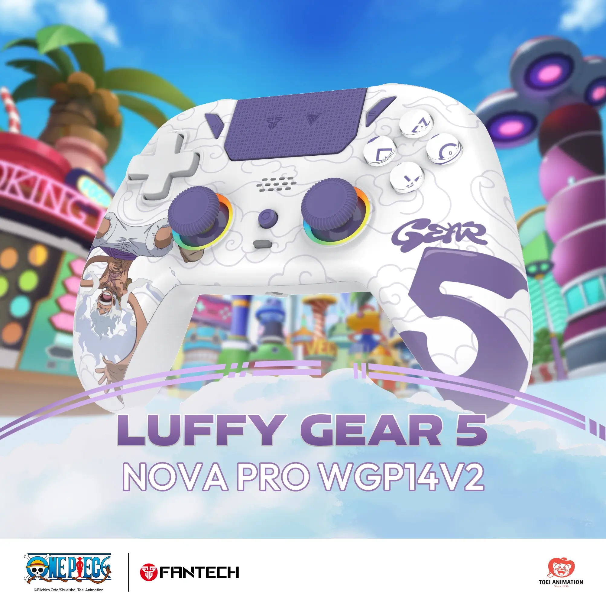 FANTECH NOVA PRO WGP14V2 Wireless Controller – One Piece Gear 5 Edition