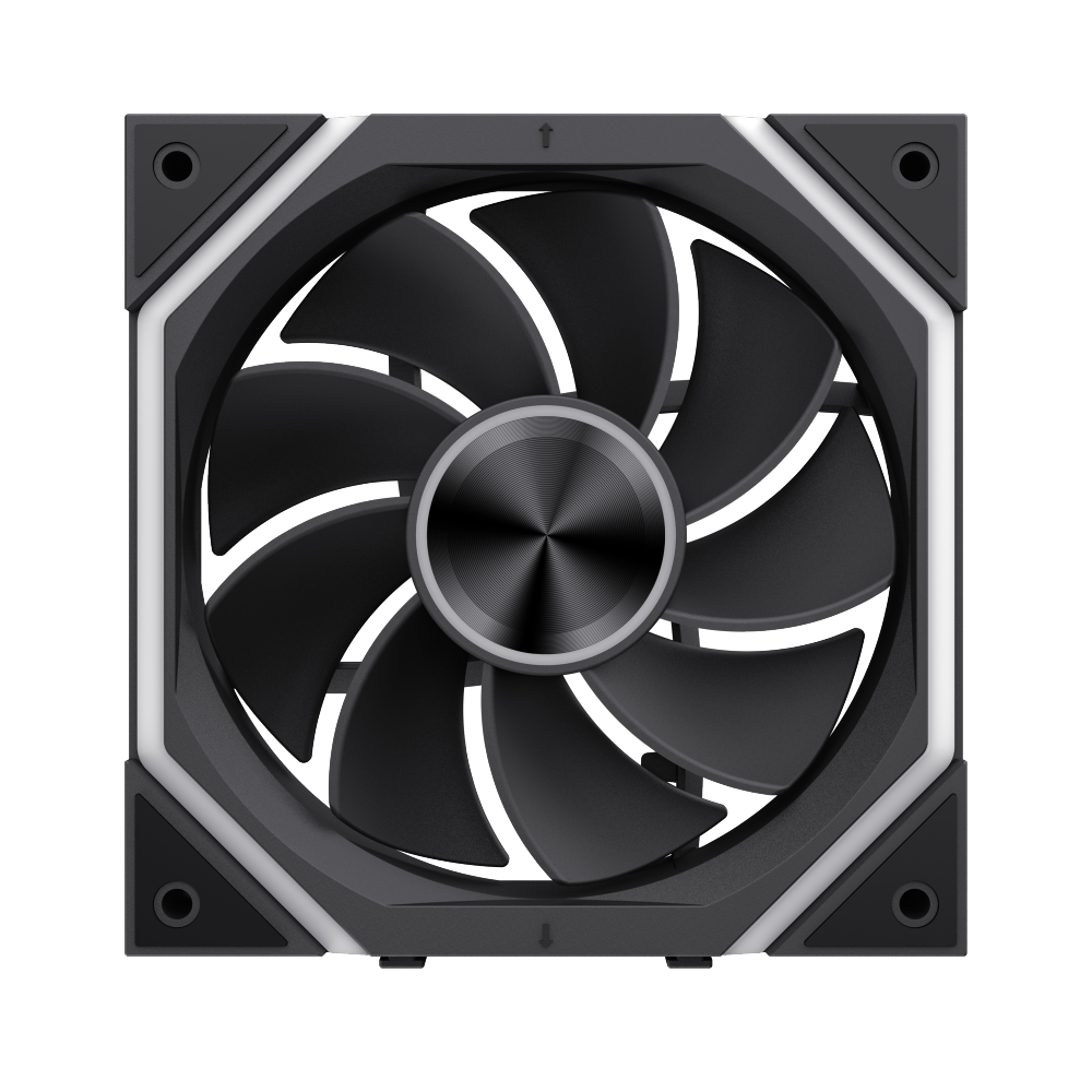 GAMEMAX FN12A-N2-WL-R Reversible Blade Cooling Fan