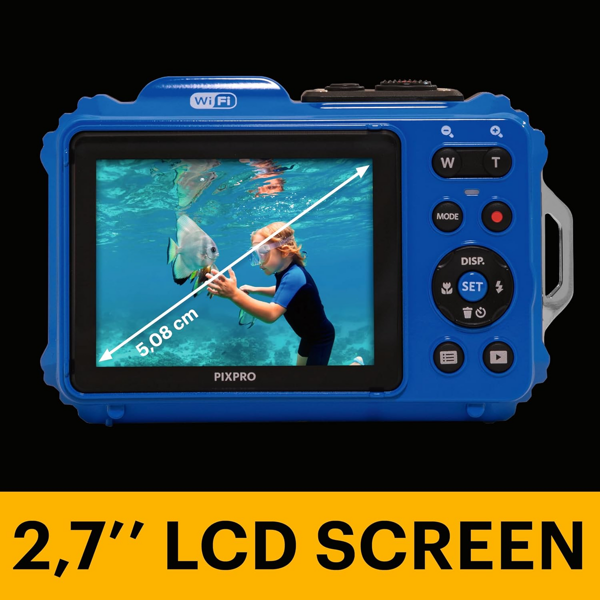 KODAK COMPACT DIGITAL CAMERA WPZ2 4X OPTICAL ZOOM WATERPROOF