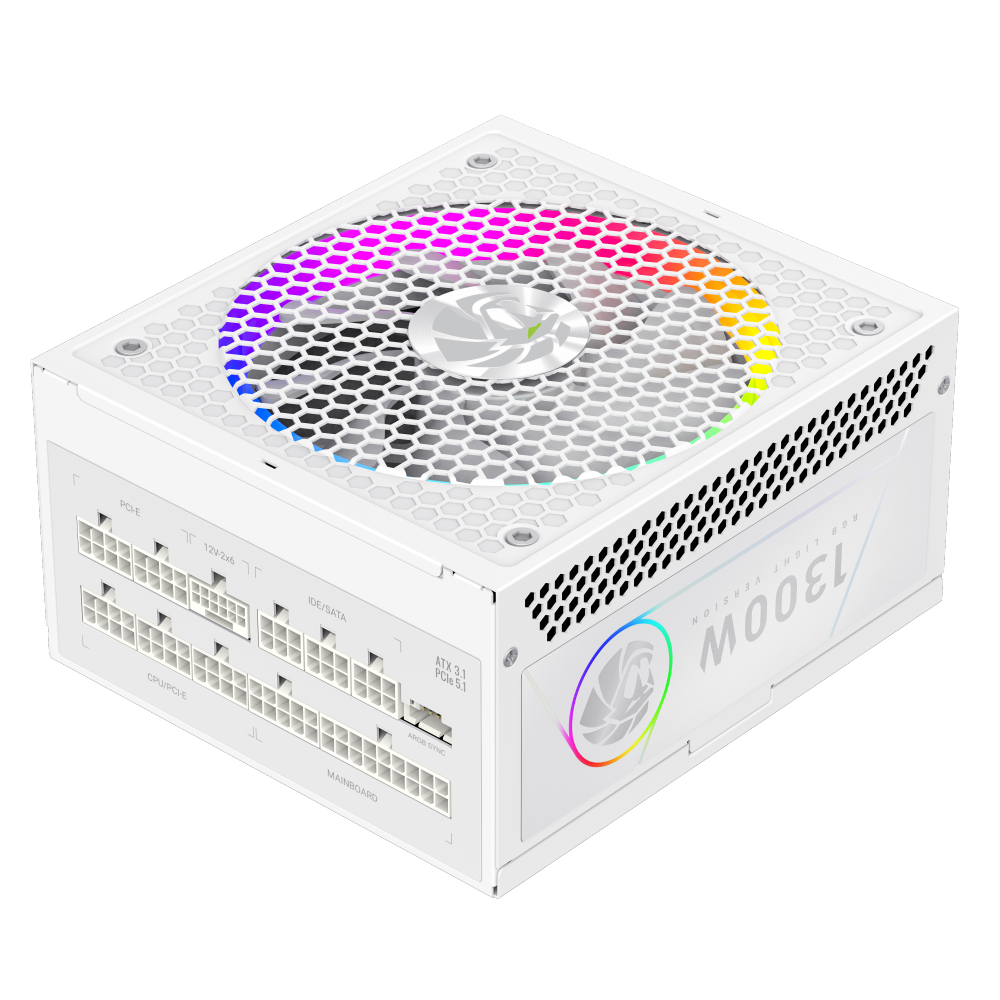 GAMEMAX RGB PRO 1300P WHITE  POWER SUPPLY