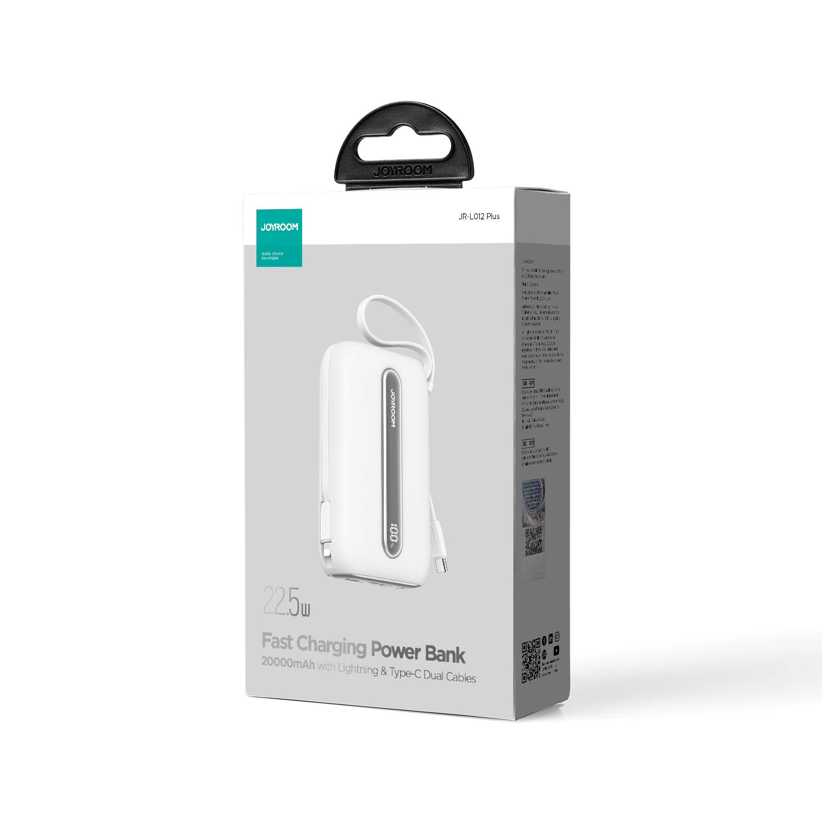 JOYROOM JR-L012 Plus 20000mAh Fast Charging Power Bank