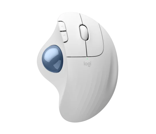 Logitech ERGO M575S Wireless Trackball Mouse – White Logitech ERGO M575S Wireless Trackball Mouse – White