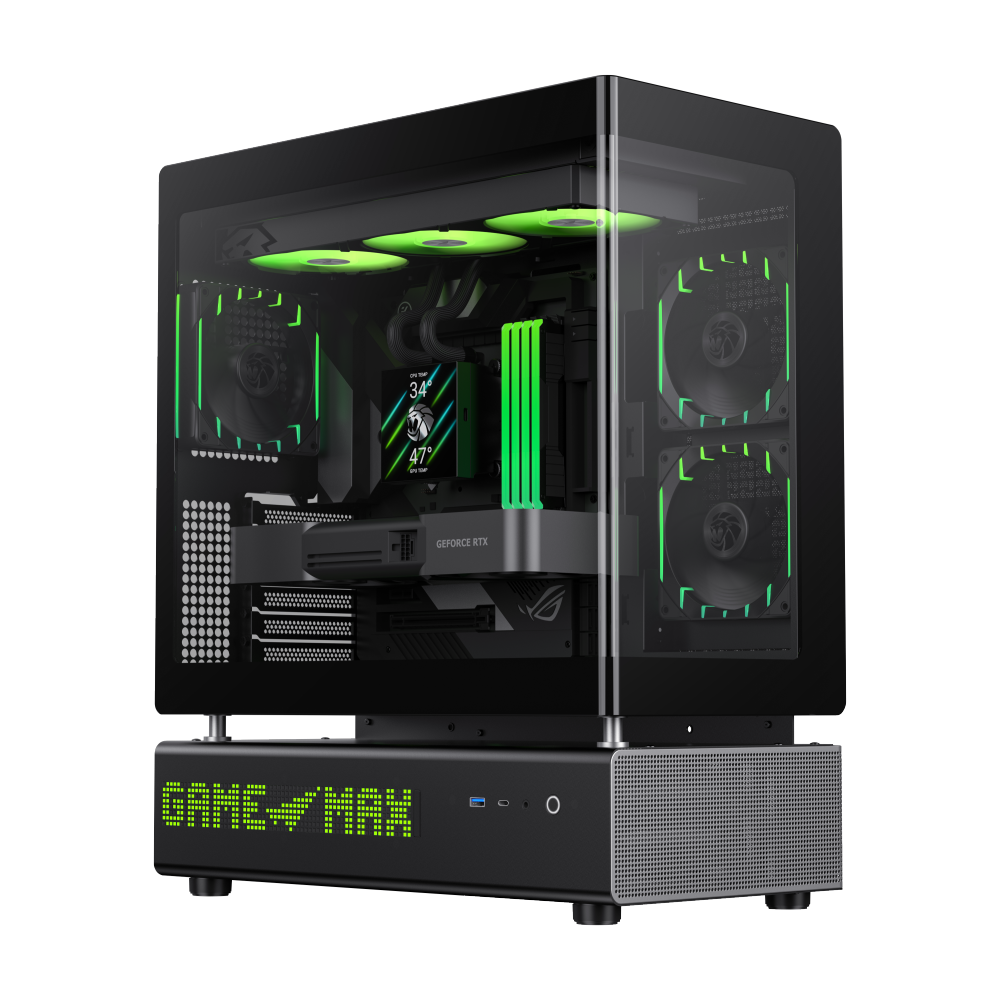 GAMEMAX N90 BG GAMING CASE BLACK