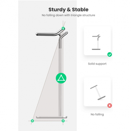UGREEN LP143 Metal Desktop Stand For  Headset