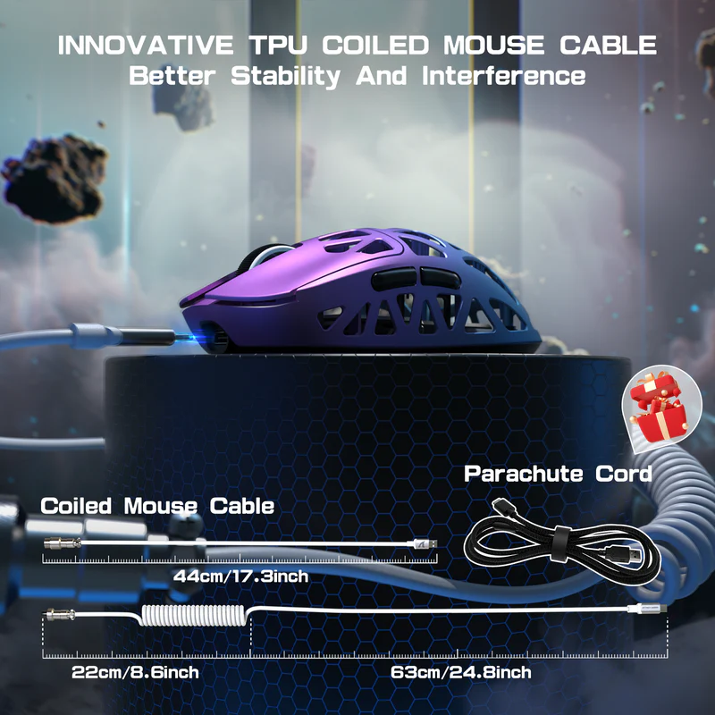 Attack Shark R2 Magnesium Pro Mouse - Twilight Purple