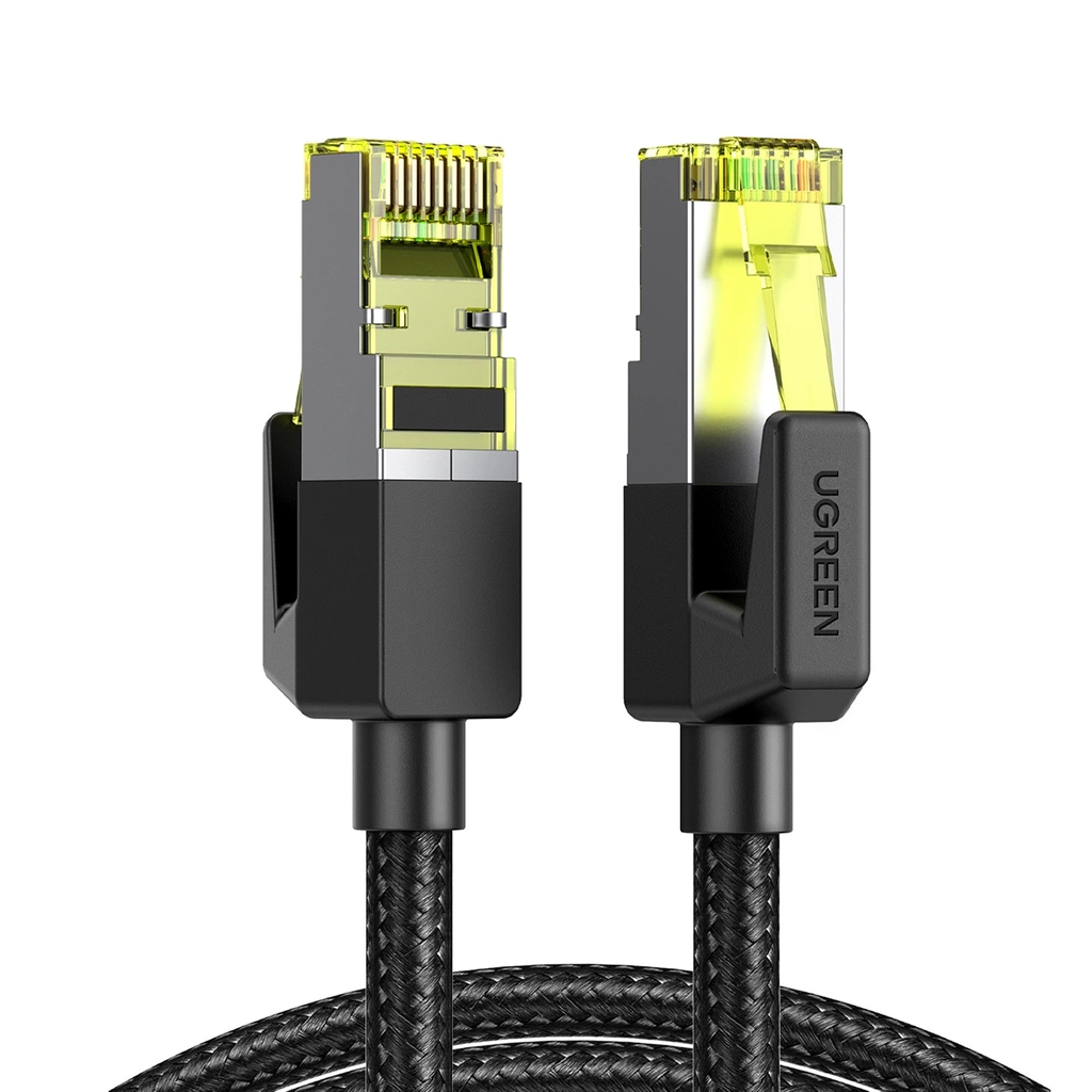 UGREEN NW150 CAT7 Shielded Round Cable with Braided Modular Plugs