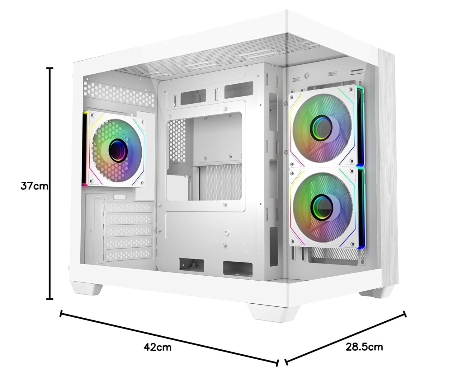 COOLER MASTER ELITE 481 GAMING CASE - WHITE