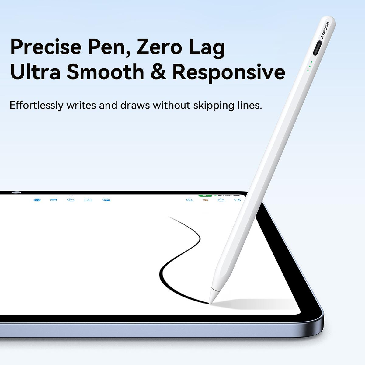 JOYROOM JR-A15 PRO Active Capacitive Pen (Including 2 Spare Nibs) - White