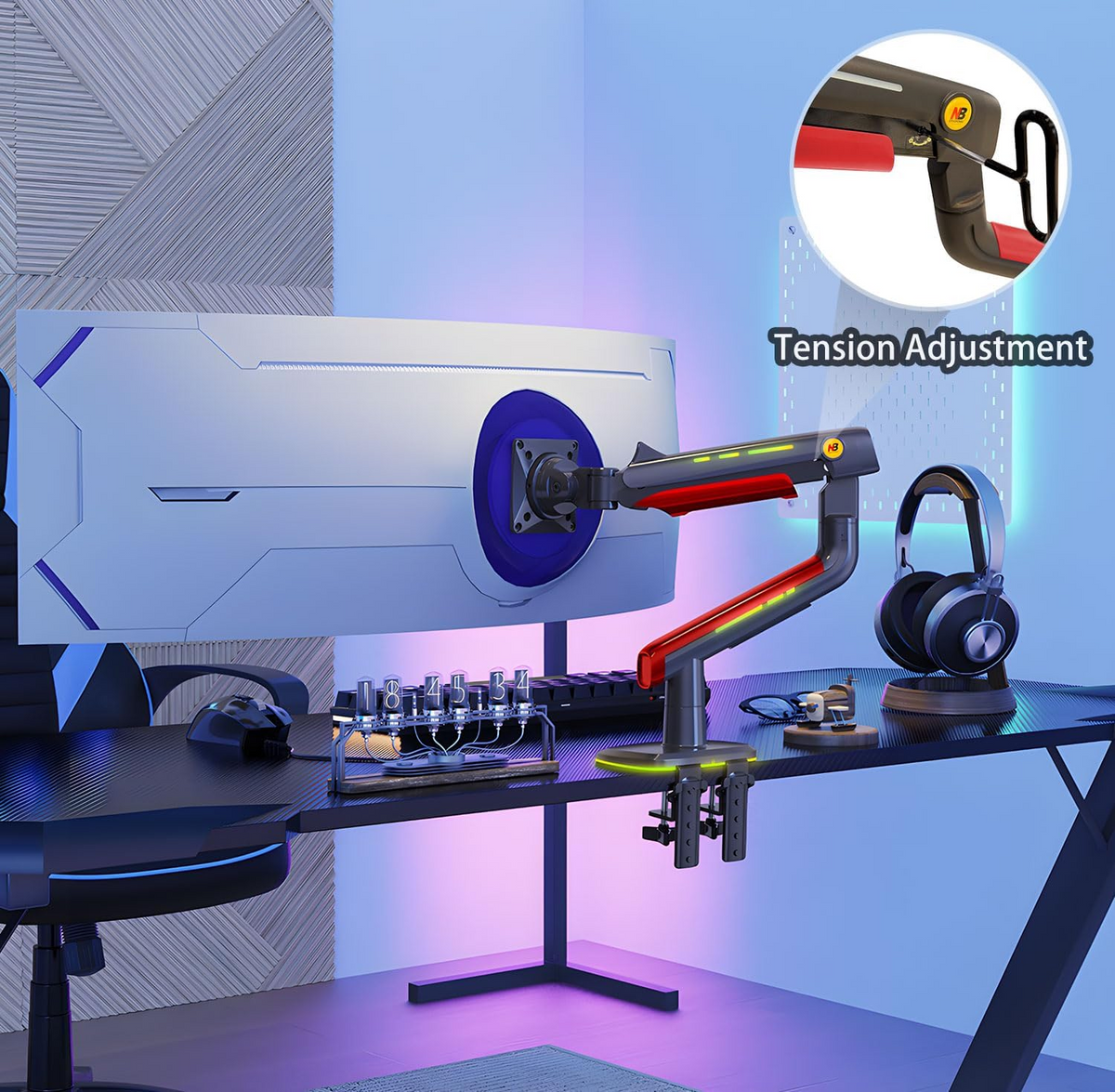 NB NORTH BAYOU L50 ERGONOMIC Monitor Arm for Screen up to 60 inches