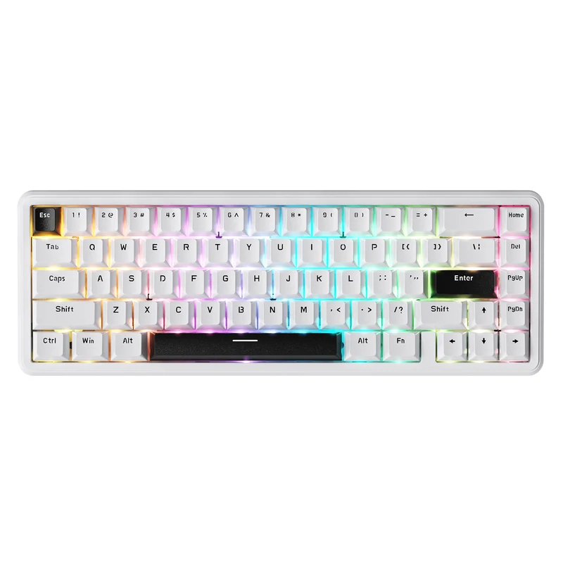 ATTACK SHARK X65 HE Magnetic Switch Rapid Trigger Keyboard - White