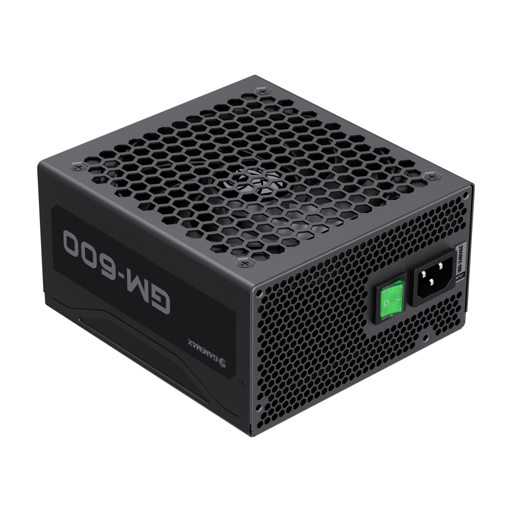 GAMEMAX GM-600 600W PSU 80 Plus Full Modular POWER SUPPLY - BLACK