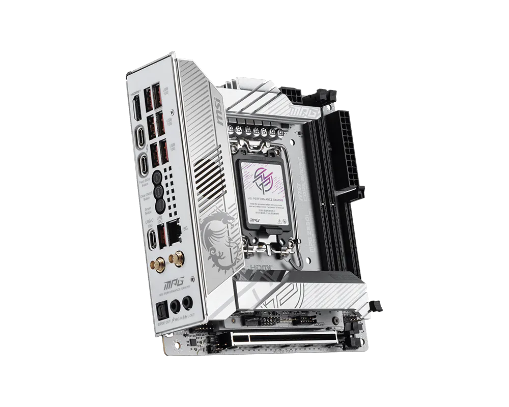 MPG Z890I EDGE TI WIFI Intel® Core™ Ultra Processors (Series 2) LGA 1851 MOTHERBOARD