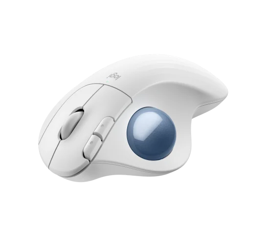 Logitech ERGO M575S Wireless Trackball Mouse – White