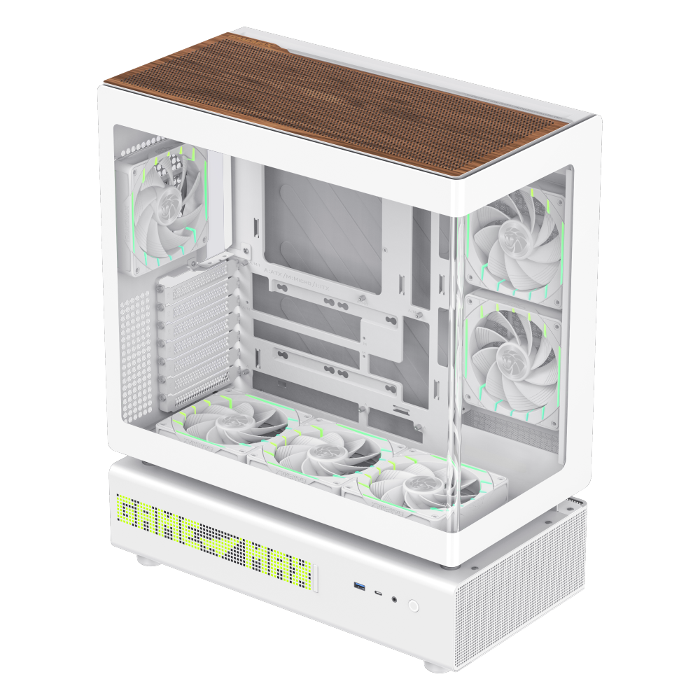 GAMEMAX N90 WH GAMING CASE WHITE