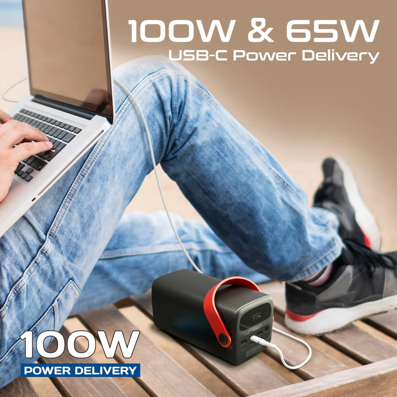 Promate POWERMINE-80PRO 80000mAh 80W Quick Charging Power Bank