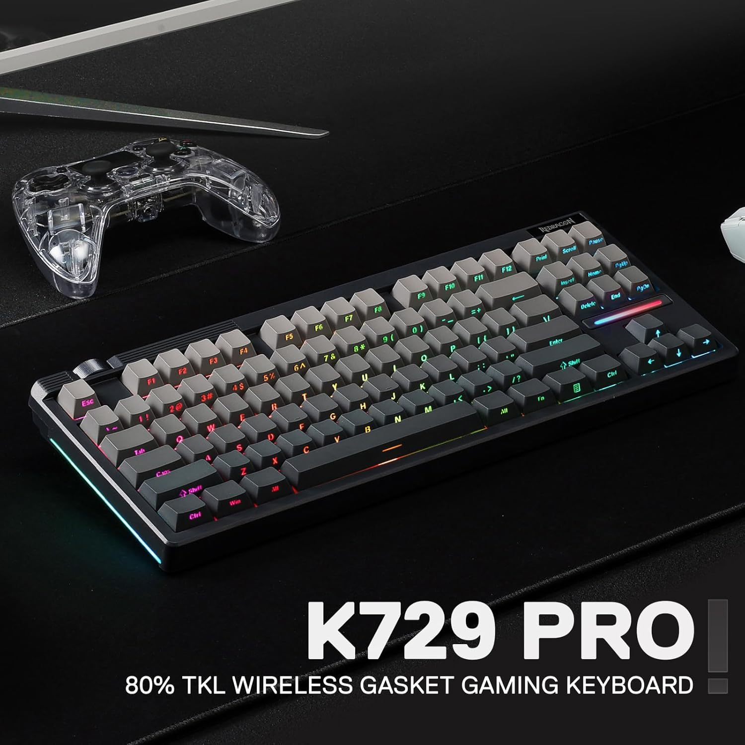 REDRAGON OTIIM PRO WIRD + WIRELESS  KEYBOARD