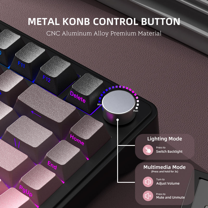 ATTACK SHARK X85 WIRELESS BLACK BERRY JADE SWITCH