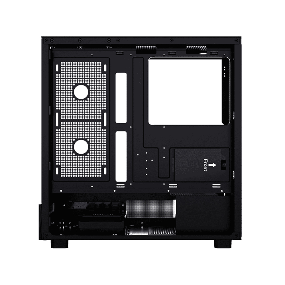 THERMALTAKE S-M Steel Shadow Transmission MINI GAMING CASE - BLACK