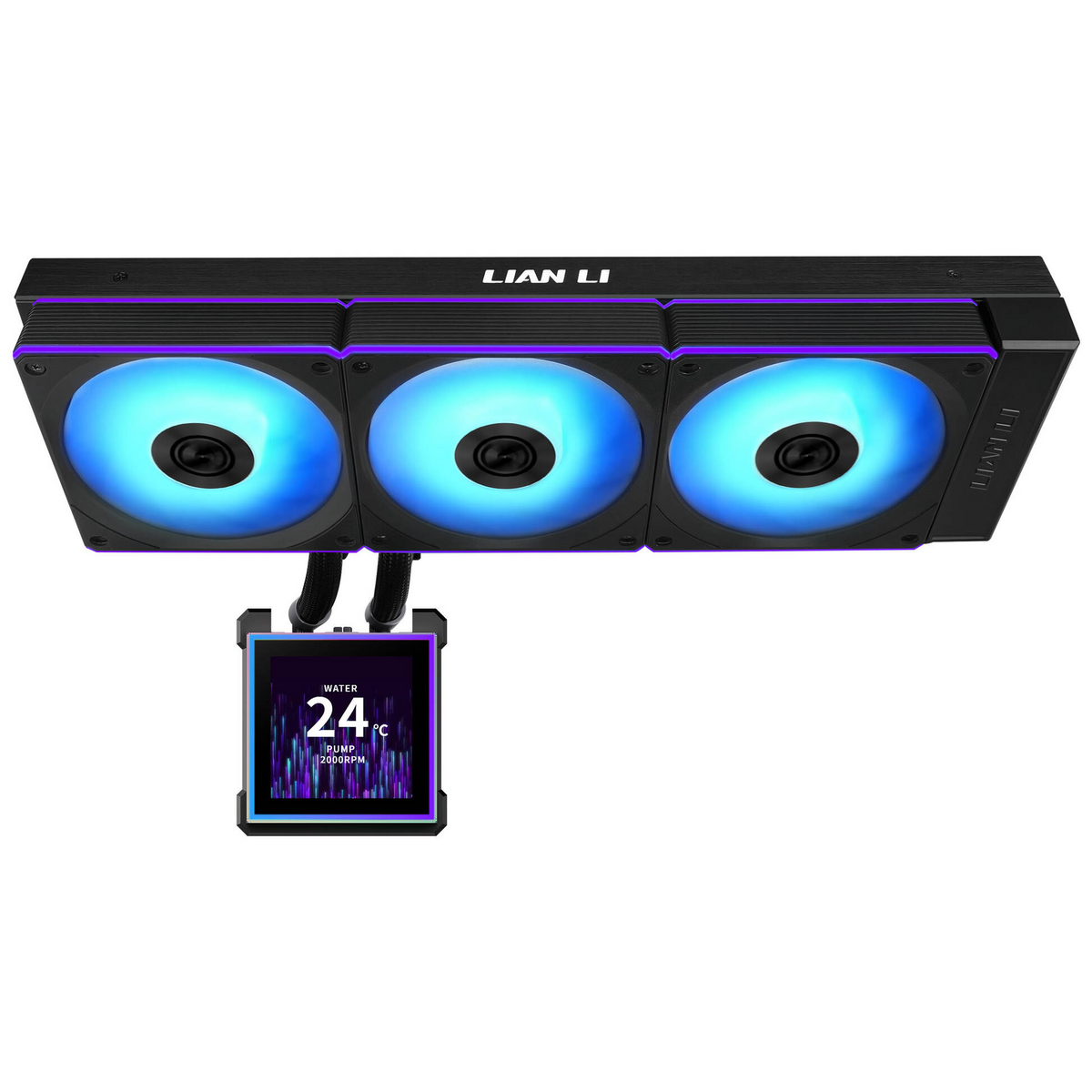 LIAN LI HYDROSHIFT II LCD-S 360CL CPU WATER COOLING BLACK